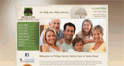 Desktop Screenshot of phillipsfamilydentalcare.com